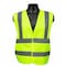 Dsv Standard Hi-Vis Safety Vest 2XL Class 2 , Zipper 85113 - alternate 1